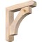 Ekena Millwork Westlake Craftsman Smooth Bracket w/ Offset Brace, Douglas Fir, 5 1/2"W x 26"D x 26"H BKT0604X26X26WTL04SDF - alternate 1